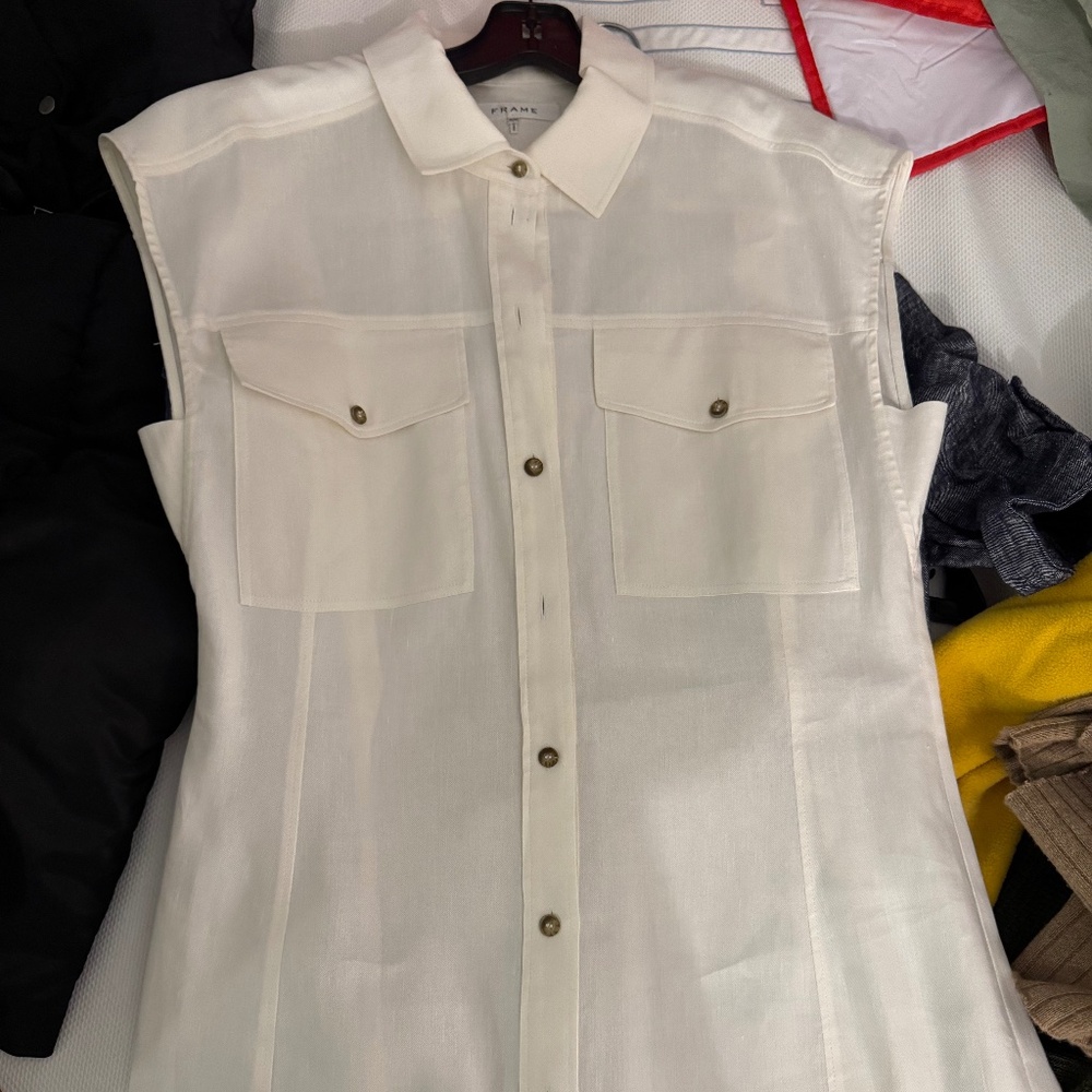 Frame white dress